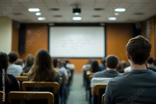 Attentive Students at University Presentation