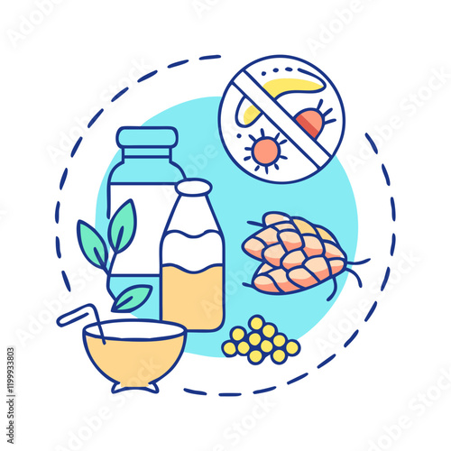 food allergens icon, food allergens vector illustration-simple illustration of food allergens, perfect for food allergens logos and themed design 