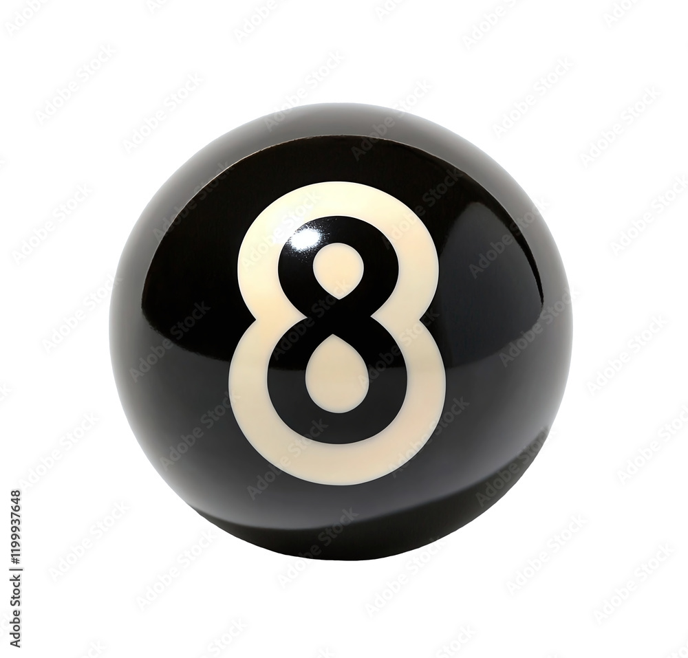 Black billiard ball number eight on a transparent background. high resolution PNG file Black billiard ball number eight on a transparent background. high resolution PNG file