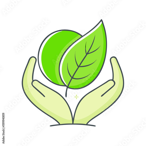 green eco icon, green eco vector illustration-simple illustration of green eco, perfect for green eco logos and themed design  photo