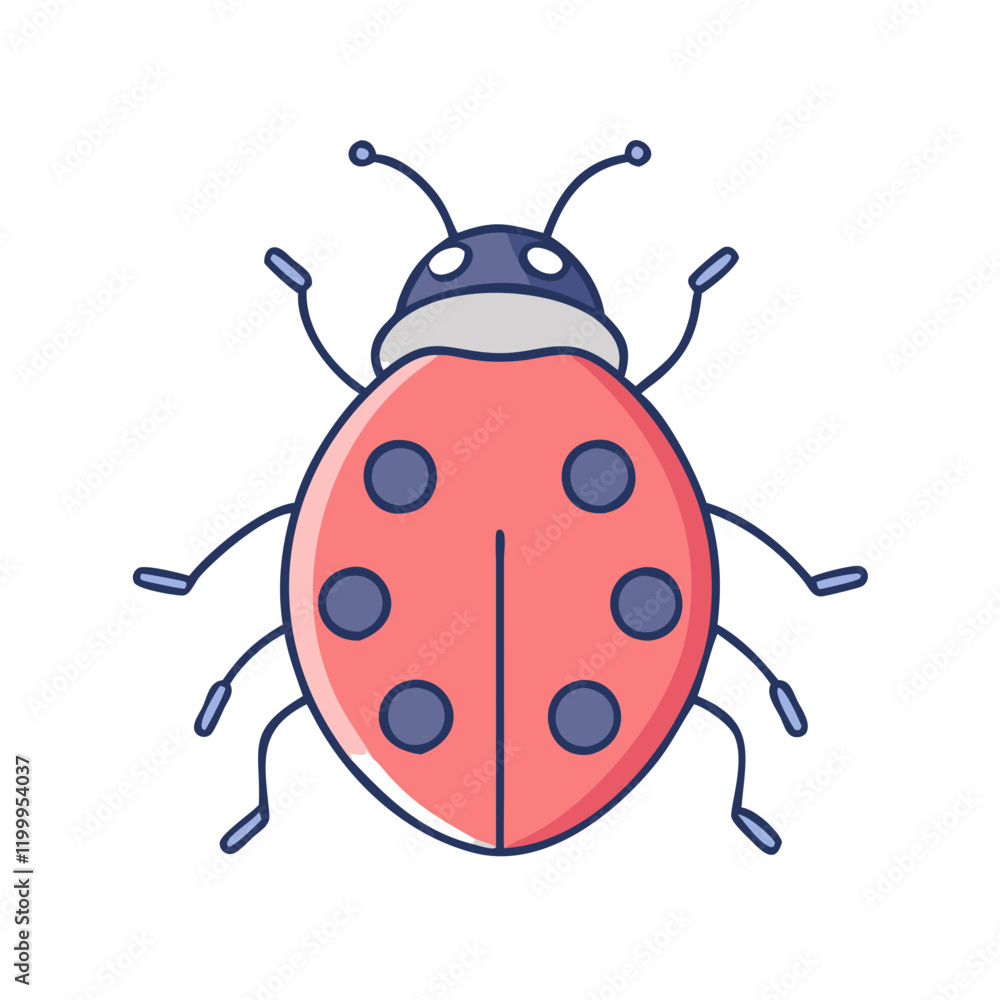 ladybug icon, ladybug vector illustration-simple illustration of ladybug, perfect for ladybug logos and themed design ladybug icon, ladybug vector illustration-simple illustration of ladybug, perfect for ladybug logos and themed design