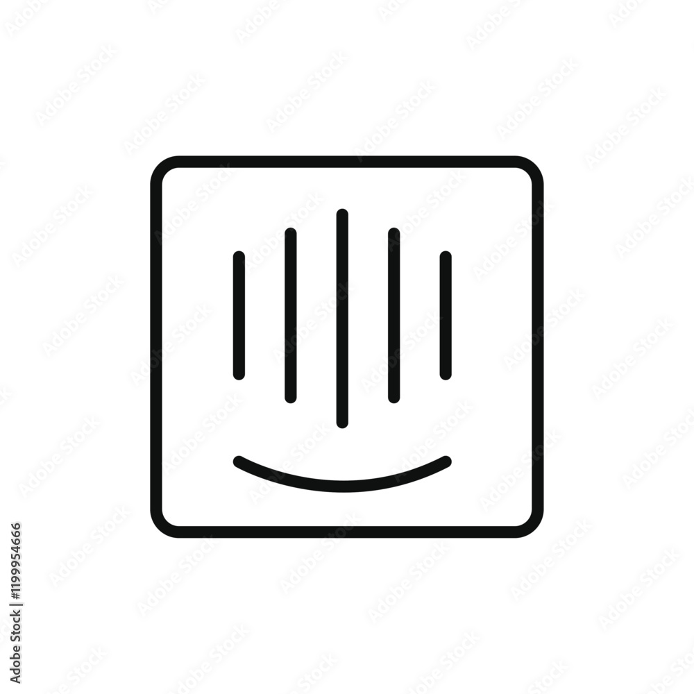 Intercom icon Flat simple outline Intercom icon Flat simple outline