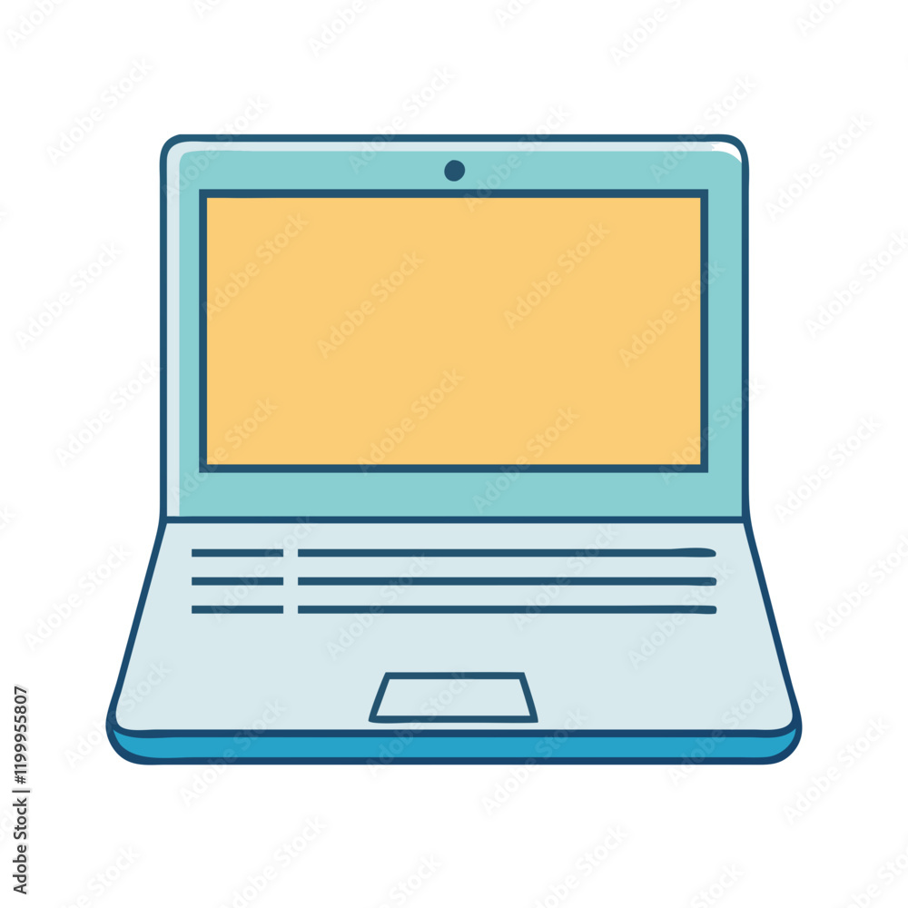 laptop icon, laptop vector illustration-simple illustration of laptop, perfect for laptop logos and themed design 
