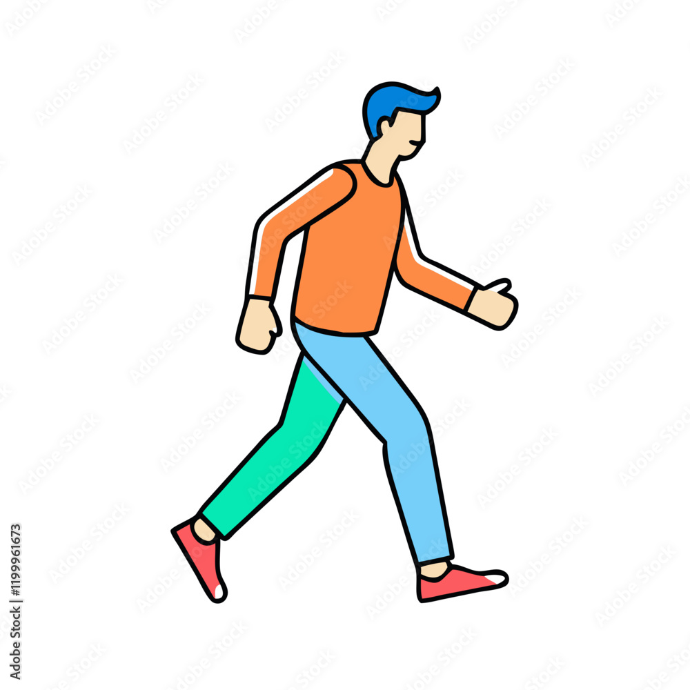 man walking icon, man walking vector illustration-simple illustration of man walking, perfect for man walking logos and themed design man walking icon, man walking vector illustration-simple illustration of man walking, perfect for man walking logos and themed design