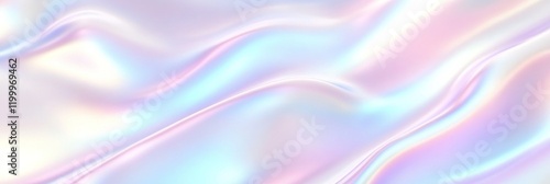 Wallpaper Mural Colorful iridescent, holographic rainbow foil texture background. Iridescent fabric trendy cloth holographic texture purple pink blue metal Torontodigital.ca