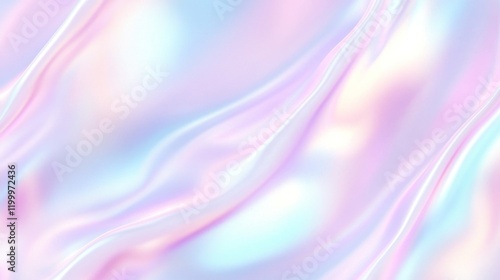 Wallpaper Mural Colorful iridescent, holographic rainbow foil texture background. Iridescent fabric trendy cloth holographic texture purple pink blue metal Torontodigital.ca