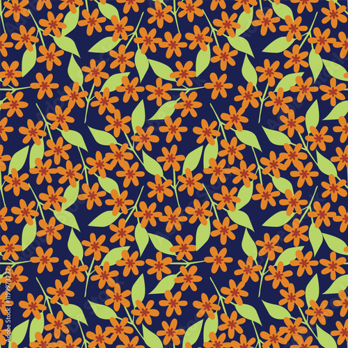 seamless flower pattern, floral print.