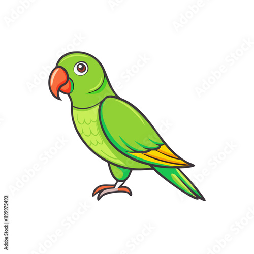 parrot icon, parrot vector illustration-simple illustration of parrot, perfect for parrot logos and themed design 
