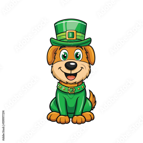 Cute Leprechaun Dog