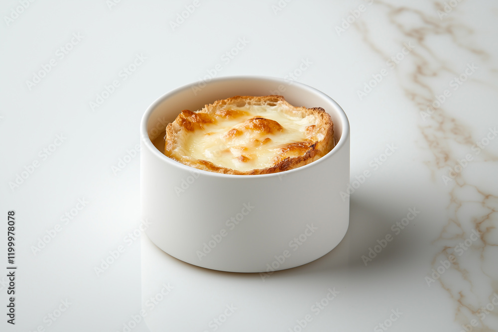 French onion soup with melted Gruyere cheese and crispy bread French onion soup with melted Gruyere cheese and crispy bread