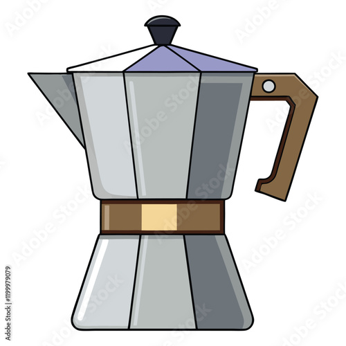 coffee maker on a white background