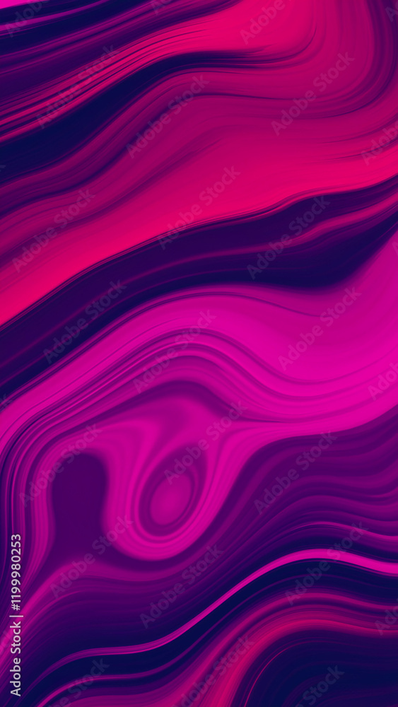 Fototapeta premium Neon Fluid Abstract Background