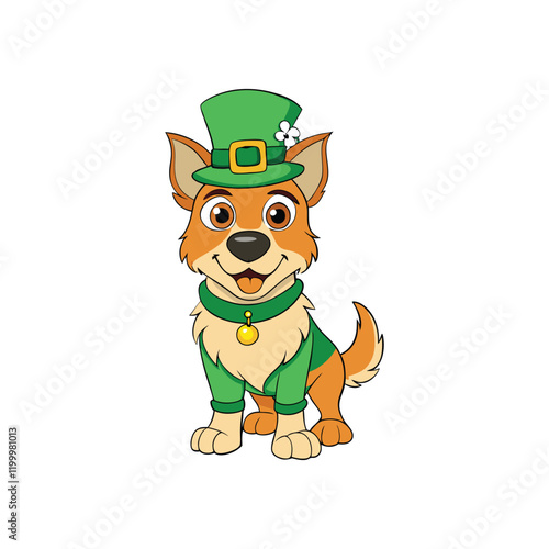 Cute Leprechaun Dog