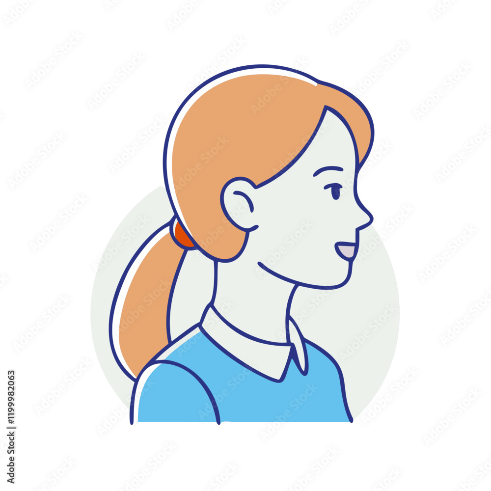profile of young woman icon, profile of young woman vector illustration-simple illustration of profile of young woman, perfect for profile of young woman logos and themed design profile of young woman icon, profile of young woman vector illustration-simple illustration of profile of young woman, perfect for profile of young woman logos and themed design
