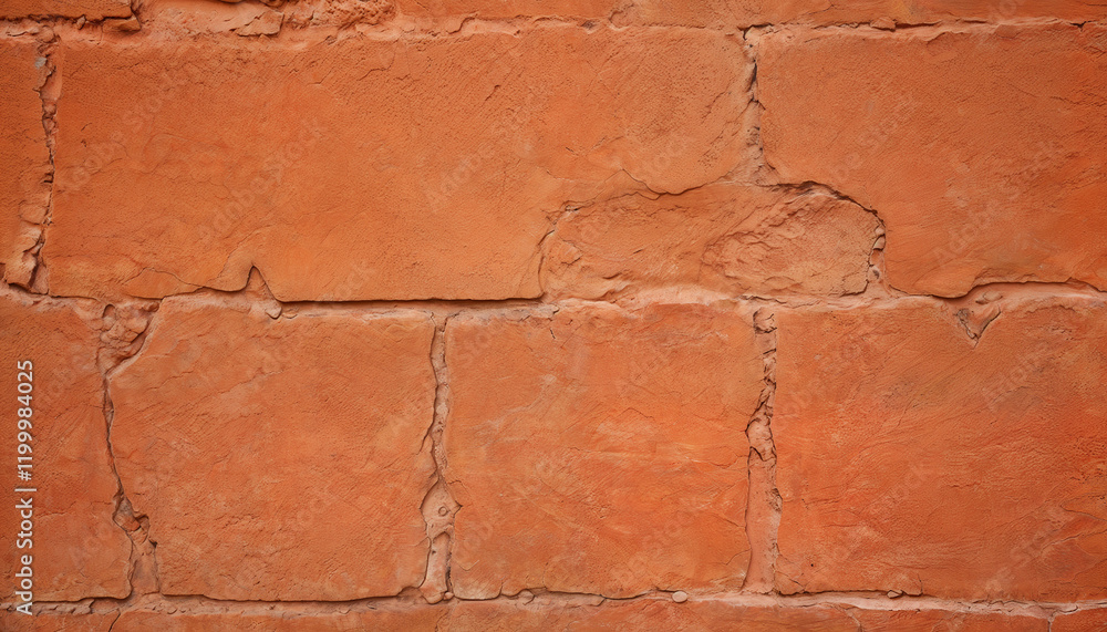 Obraz premium old textured terracotta wall background