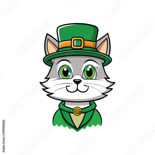 Cute Leprechaun Cat