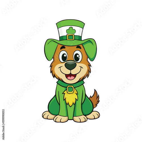 Cute Leprechaun Dog