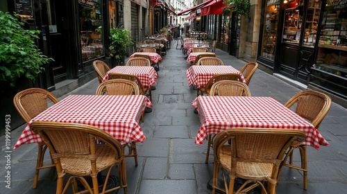 Street lifestyle dining in paris photo