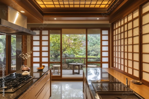 Modern Kitchen Design With Japanese Inspired Elements