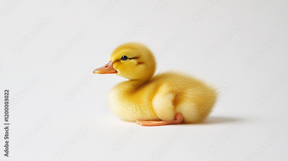 Adorable Fluffy Yellow Duckling Baby Bird Animal Wildlife Adorable Fluffy Yellow Duckling Baby Bird Animal Wildlife