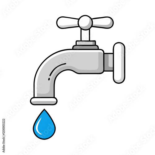 tap water icon, tap water vector illustration-simple illustration of tap water, perfect for tap water logos and themed design 