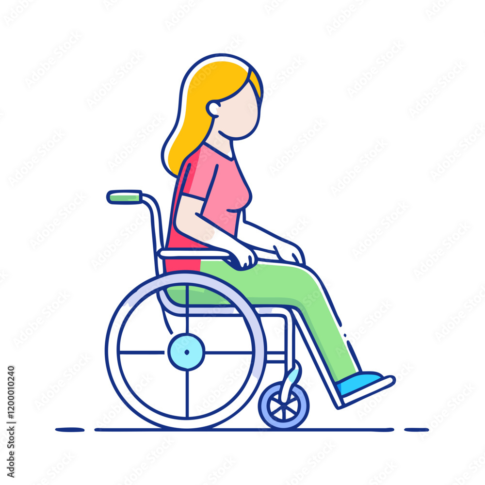 woman wheelchair icon, woman wheelchair vector illustration-simple illustration of woman wheelchair, perfect for woman wheelchair logos and themed design woman wheelchair icon, woman wheelchair vector illustration-simple illustration of woman wheelchair, perfect for woman wheelchair logos and themed design