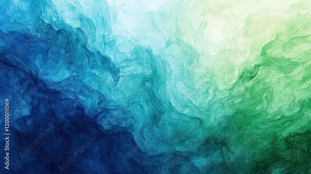 Abstract swirling blue and green texture. Abstract swirling blue and green texture.