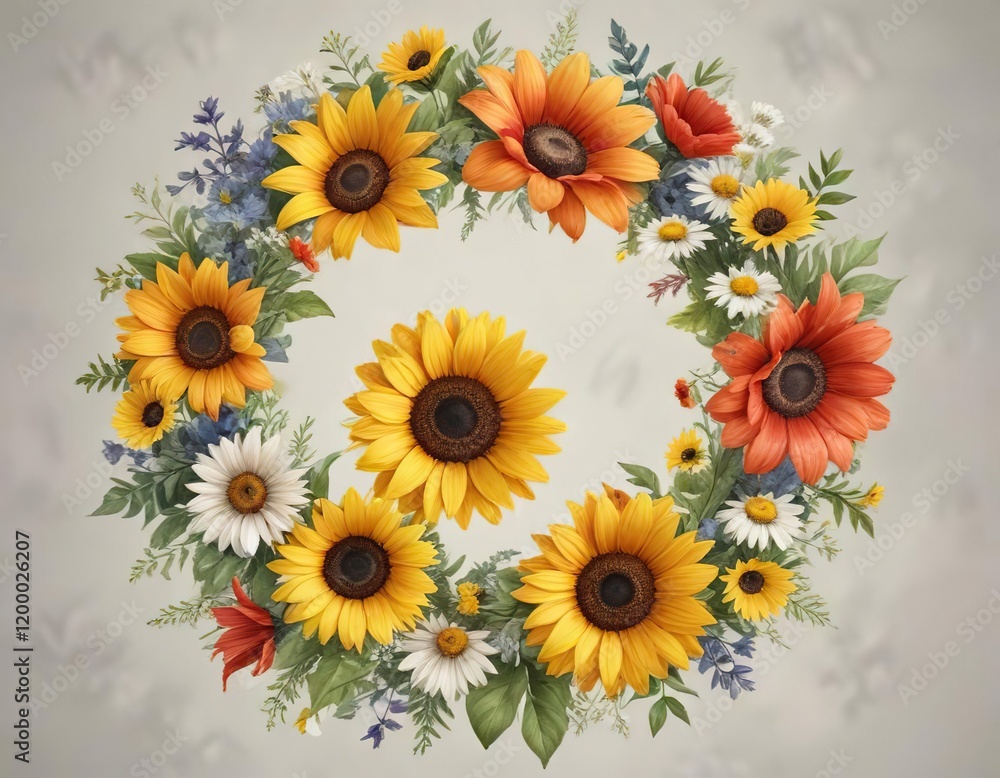 Obraz premium bouquet of sunflowers