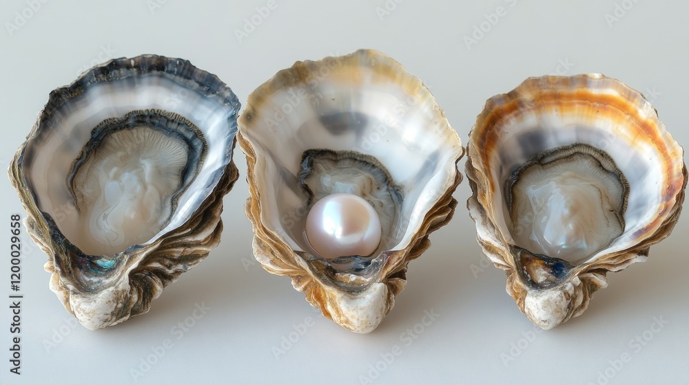 Naklejka premium shell and pearl