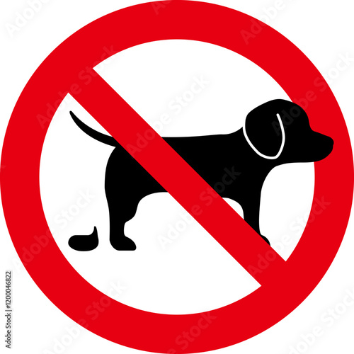 ペットのフンの放置禁止の標識