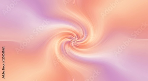 Soft Pastel Swirl Background, Gentle Abstract Design, Calming Colors, Peach, Pink and Lavender Tones.