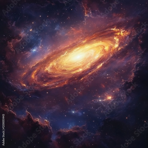 space galaxy in space