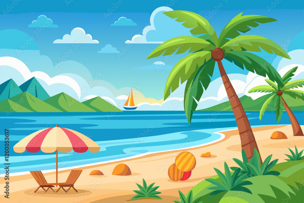Obraz premium beach background