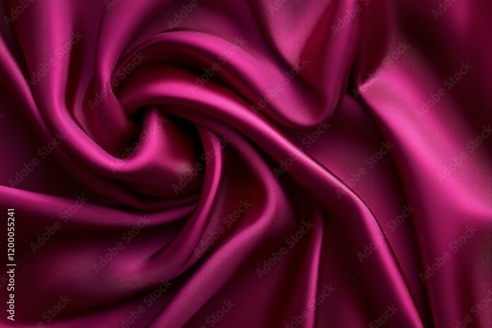 Obraz premium Black dark purple red burgundy maroon magenta pink rose abstract background. Silk satin fabric. Silky shine glitter. Soft folds draped. Beautiful elegant luxury festive romantic.