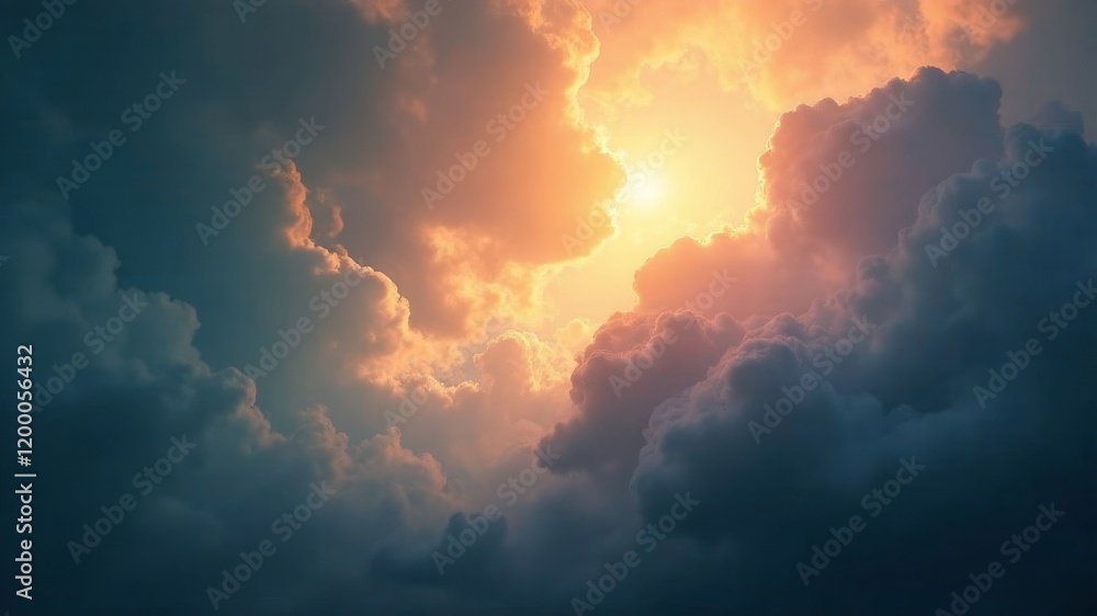 the sun shining through thick clouds the sun shining through thick clouds