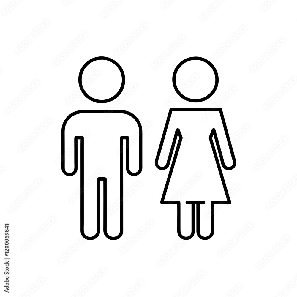 restroom sign icon on transparent background
restroom sign icon on transparent background