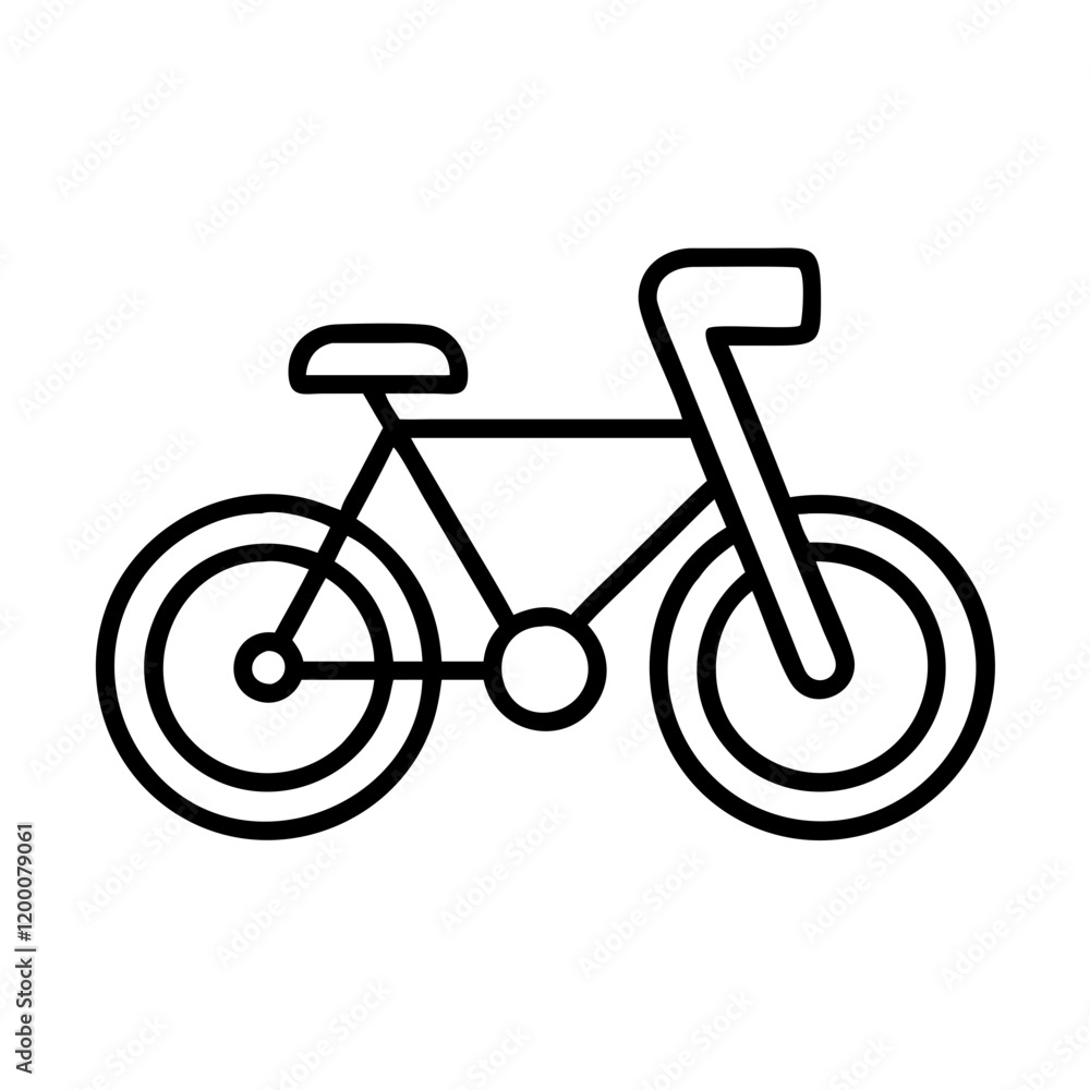 bike icon, bike line art - simple line art of bike, perfect for bike logos and icons and themed design bike icon, bike line art - simple line art of bike, perfect for bike logos and icons and themed design