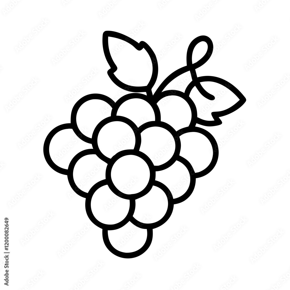 bunch of grapes icon, bunch of grapes line art - simple line art of bunch of grapes, perfect for bunch of grapes logos and icons and themed design bunch of grapes icon, bunch of grapes line art - simple line art of bunch of grapes, perfect for bunch of grapes logos and icons and themed design