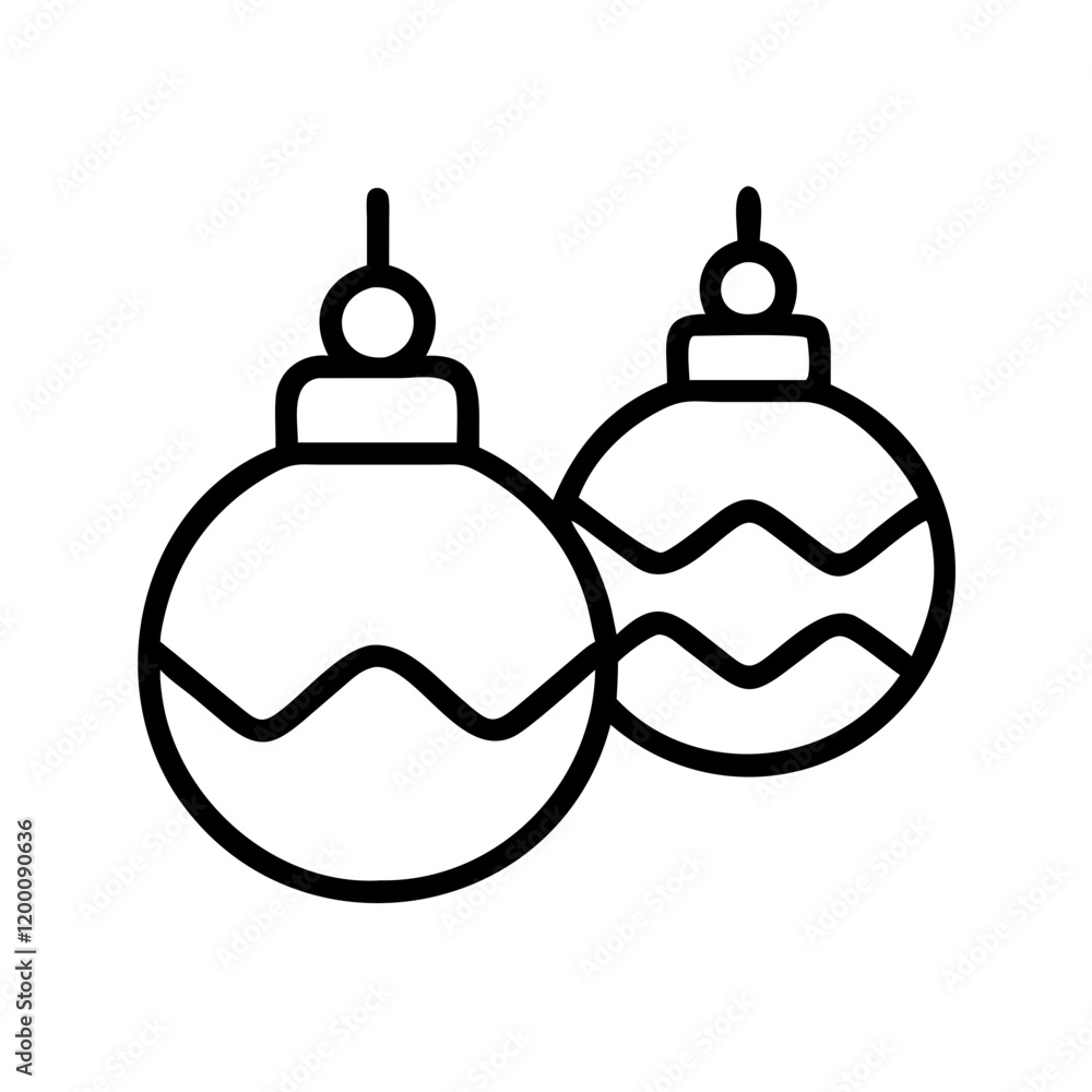 christmas icon, christmas line art - simple line art of christmas, perfect for christmas logos and icons and themed design christmas icon, christmas line art - simple line art of christmas, perfect for christmas logos and icons and themed design