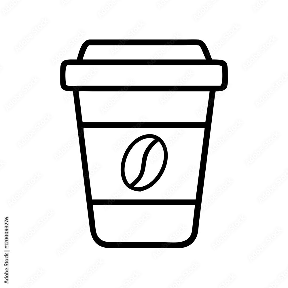 coffee icon, coffee line art - simple line art of coffee, perfect for coffee logos and icons and themed design coffee icon, coffee line art - simple line art of coffee, perfect for coffee logos and icons and themed design