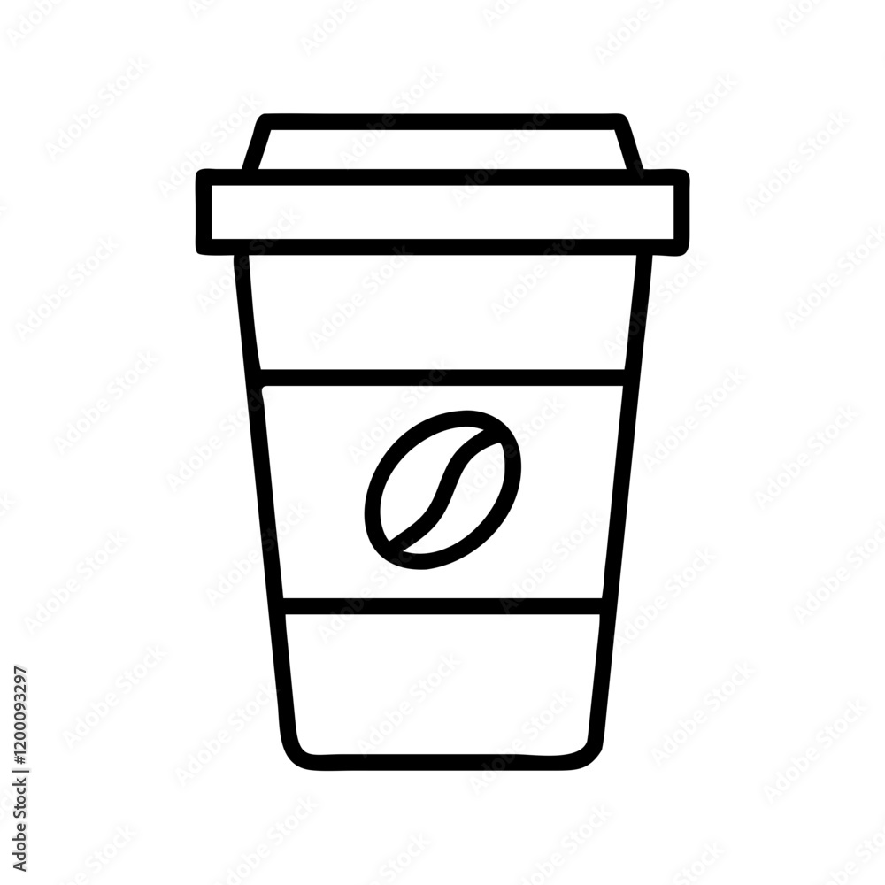 coffee icon, coffee line art - simple line art of coffee, perfect for coffee logos and icons and themed design coffee icon, coffee line art - simple line art of coffee, perfect for coffee logos and icons and themed design