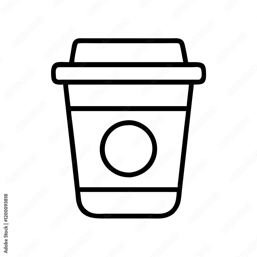 coffee cup icon, coffee cup line art - simple line art of coffee cup, perfect for coffee cup logos and icons and themed design coffee cup icon, coffee cup line art - simple line art of coffee cup, perfect for coffee cup logos and icons and themed design