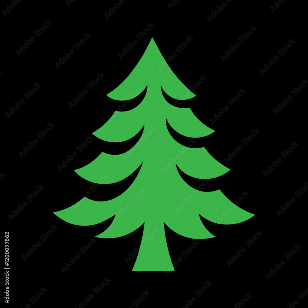 Christmas Fir Tree Vectors Design Christmas Fir Tree Vectors Design