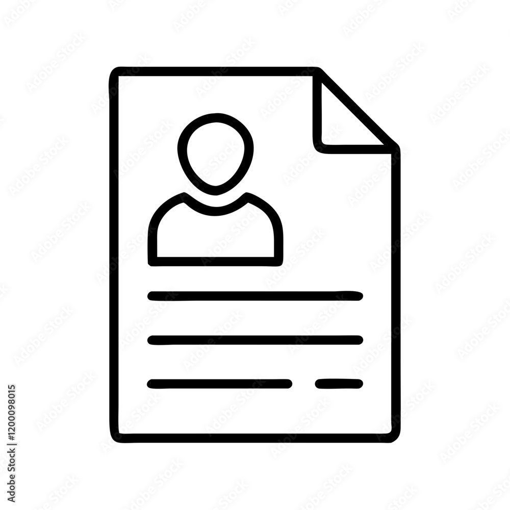 curriculum vitae icon, curriculum vitae line art - simple line art of curriculum vitae, perfect for curriculum vitae logos and icons and themed design curriculum vitae icon, curriculum vitae line art - simple line art of curriculum vitae, perfect for curriculum vitae logos and icons and themed design