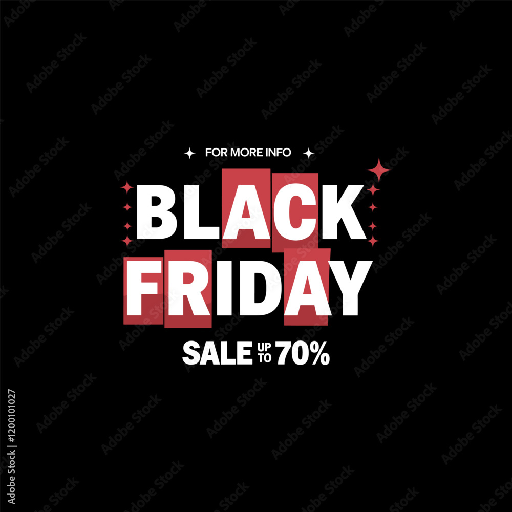 Fototapeta premium Black Friday Logo Vectors And illustration