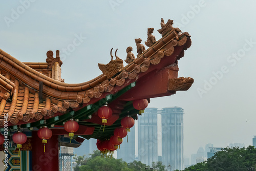Photography Iconic architecture of Chinese Thean Hou Temple