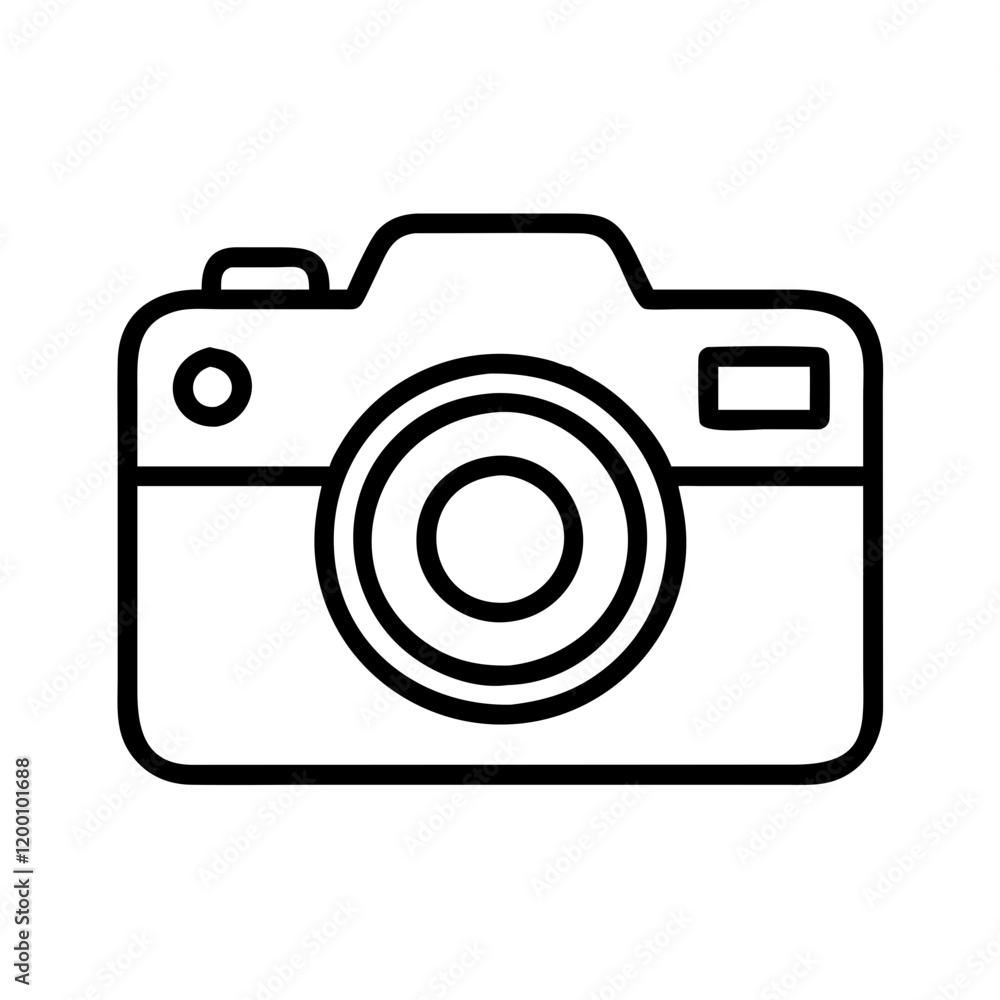 digital camera icon, digital camera line art - simple line art of digital camera, perfect for digital camera logos and icons and themed design digital camera icon, digital camera line art - simple line art of digital camera, perfect for digital camera logos and icons and themed design