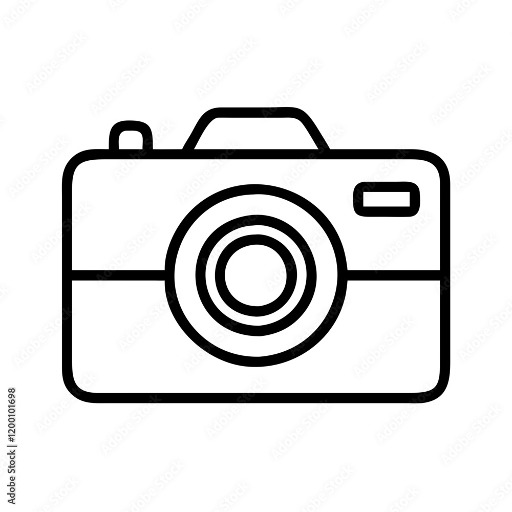 digital camera icon, digital camera line art - simple line art of digital camera, perfect for digital camera logos and icons and themed design digital camera icon, digital camera line art - simple line art of digital camera, perfect for digital camera logos and icons and themed design