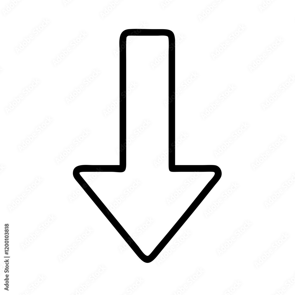 down arrow icon, down arrow line art - simple line art of down arrow, perfect for down arrow logos and icons and themed design down arrow icon, down arrow line art - simple line art of down arrow, perfect for down arrow logos and icons and themed design