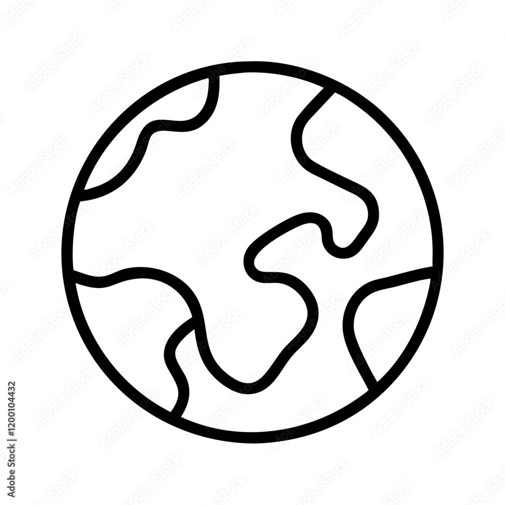 earth icon, earth line art - simple line art of earth, perfect for earth logos and icons and themed design earth icon, earth line art - simple line art of earth, perfect for earth logos and icons and themed design